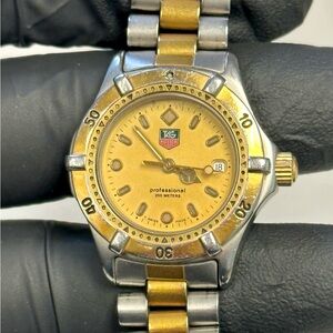 Tag Heuer 964.008-R Professional 2000 Two-Tone Ladies’ Luxury 28mm Vintage Watch